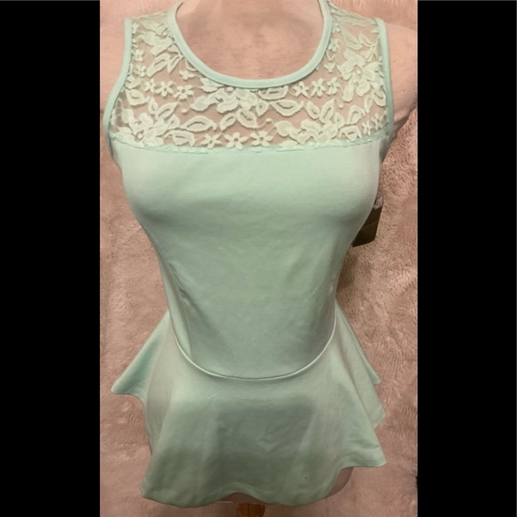 Ambiance Apparel lace top L - Picture 1 of 7